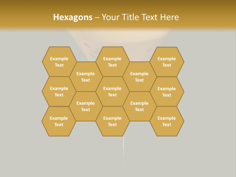 A Yellow Drink In A Martini Glass On A Black And Gold Background PowerPoint Template