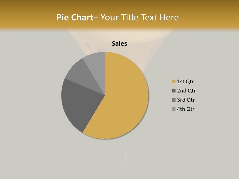 A Yellow Drink In A Martini Glass On A Black And Gold Background PowerPoint Template