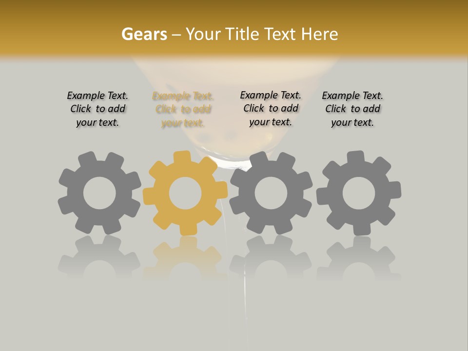 A Yellow Drink In A Martini Glass On A Black And Gold Background PowerPoint Template