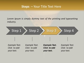 A Yellow Drink In A Martini Glass On A Black And Gold Background PowerPoint Template
