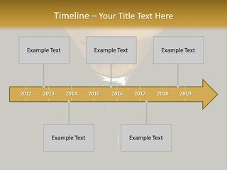 A Yellow Drink In A Martini Glass On A Black And Gold Background PowerPoint Template