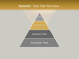 A Yellow Drink In A Martini Glass On A Black And Gold Background PowerPoint Template