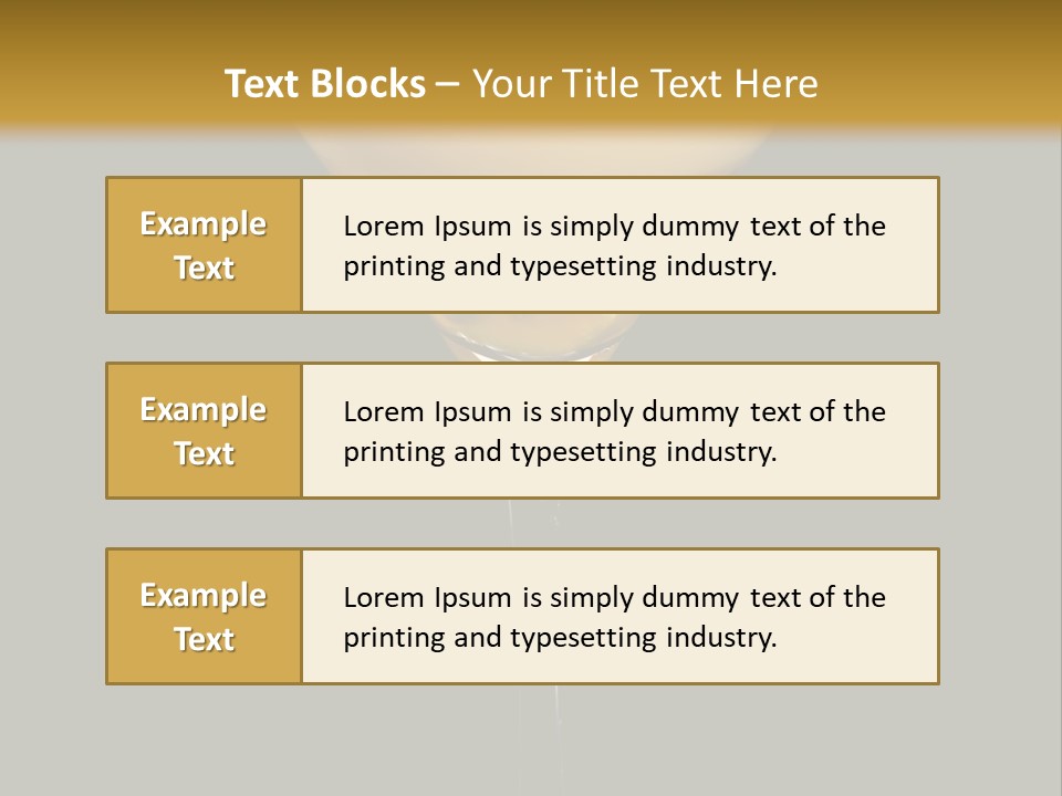 A Yellow Drink In A Martini Glass On A Black And Gold Background PowerPoint Template