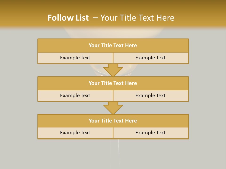 A Yellow Drink In A Martini Glass On A Black And Gold Background PowerPoint Template