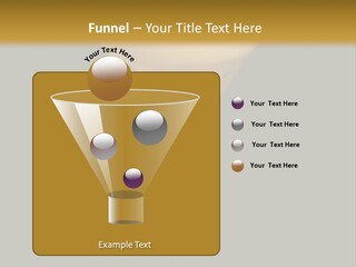 A Yellow Drink In A Martini Glass On A Black And Gold Background PowerPoint Template