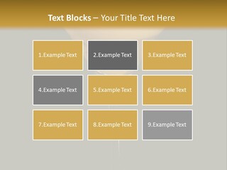 A Yellow Drink In A Martini Glass On A Black And Gold Background PowerPoint Template