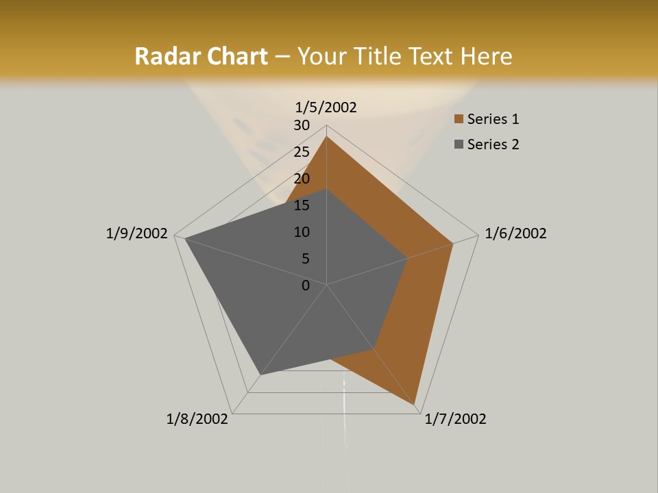A Yellow Drink In A Martini Glass On A Black And Gold Background PowerPoint Template