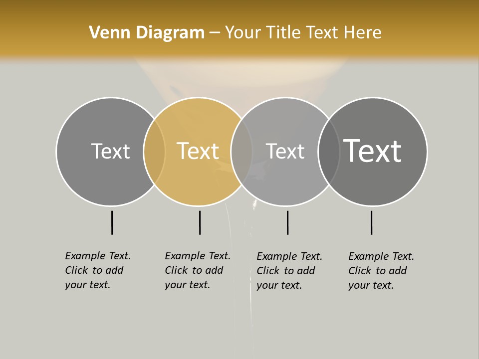 A Yellow Drink In A Martini Glass On A Black And Gold Background PowerPoint Template