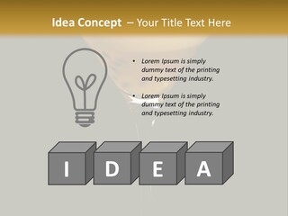 A Yellow Drink In A Martini Glass On A Black And Gold Background PowerPoint Template