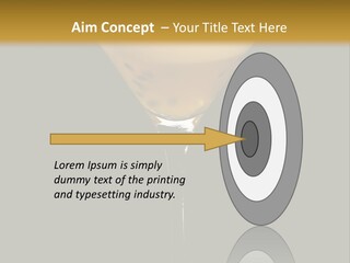 A Yellow Drink In A Martini Glass On A Black And Gold Background PowerPoint Template