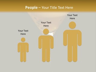 A Yellow Drink In A Martini Glass On A Black And Gold Background PowerPoint Template