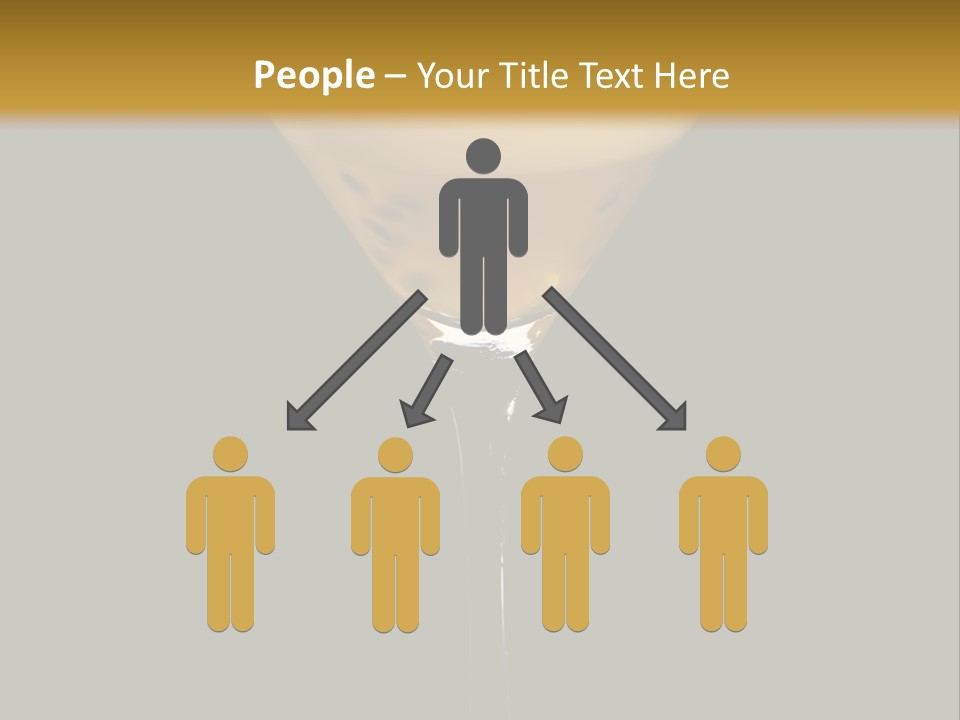 A Yellow Drink In A Martini Glass On A Black And Gold Background PowerPoint Template