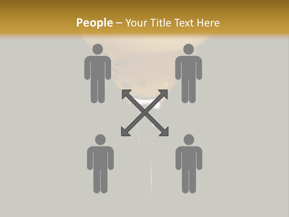 A Yellow Drink In A Martini Glass On A Black And Gold Background PowerPoint Template