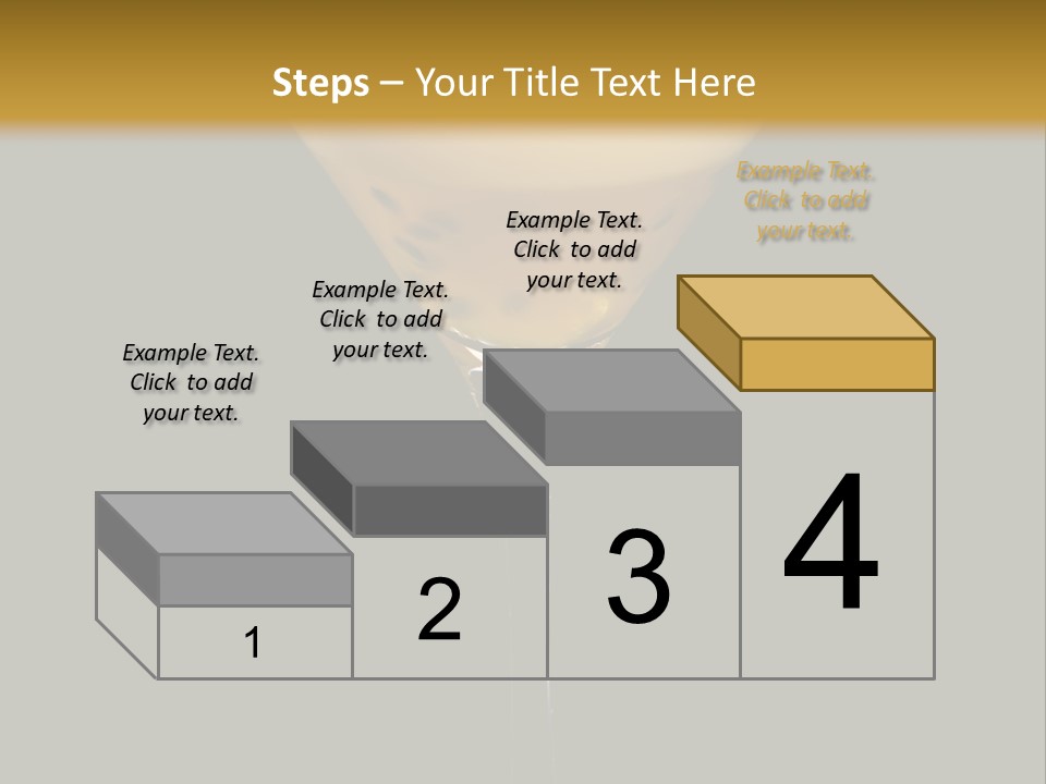 A Yellow Drink In A Martini Glass On A Black And Gold Background PowerPoint Template