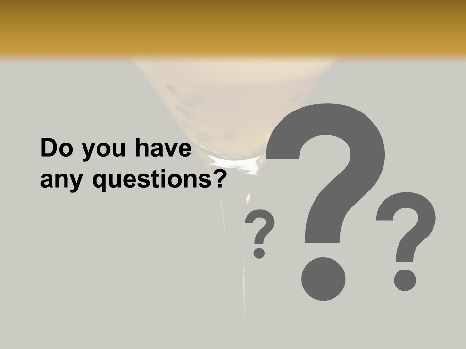 A Yellow Drink In A Martini Glass On A Black And Gold Background PowerPoint Template