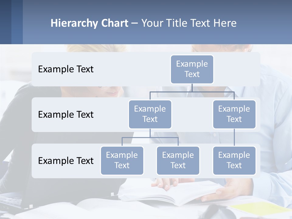 A Man And Woman Looking At A Laptop Screen PowerPoint Template