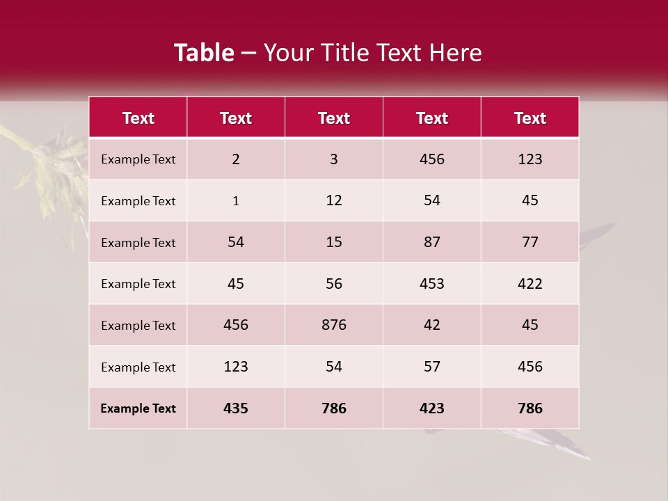 A Hummingbird With A Pink Flower In Its Beak PowerPoint Template