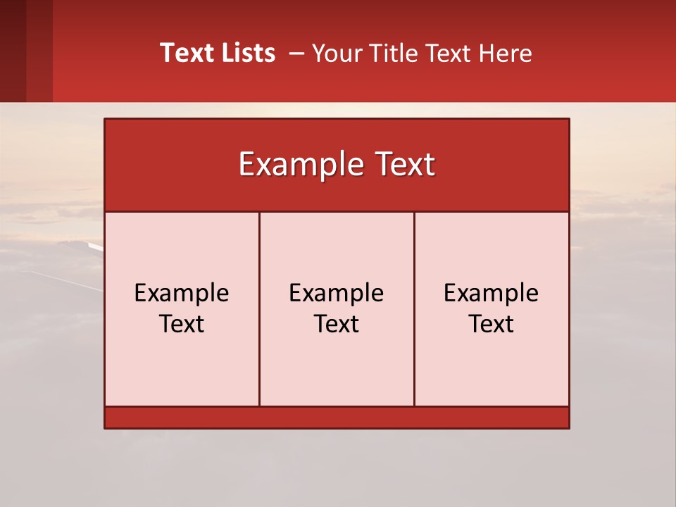 A Plane Flying In The Sky With The Sun In The Background PowerPoint Template