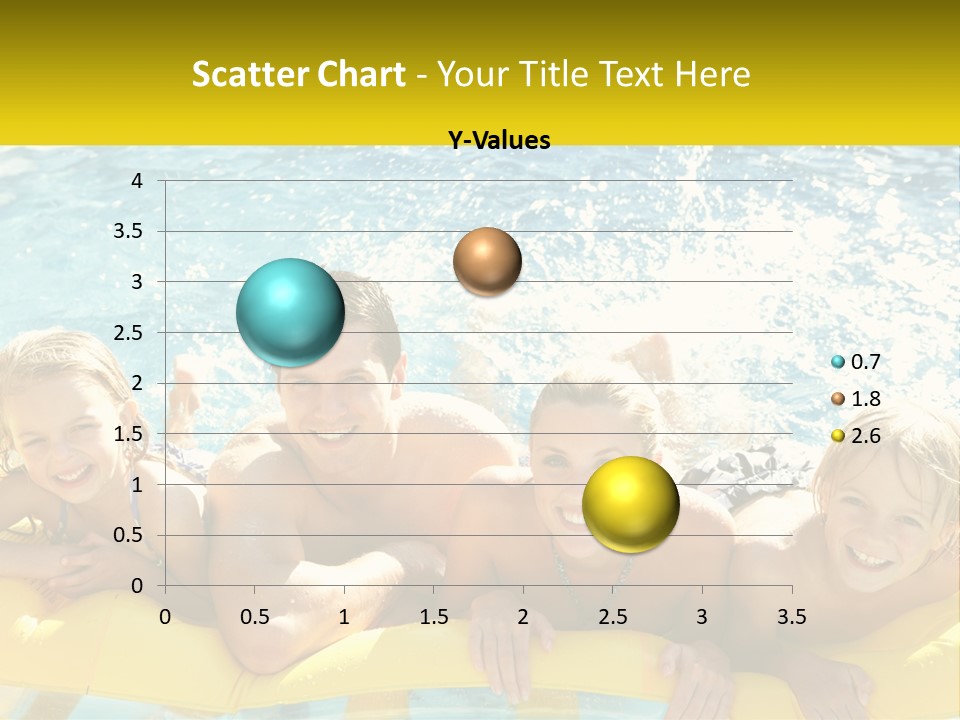 A Group Of People Riding On Top Of An Inflatable Raft PowerPoint Template