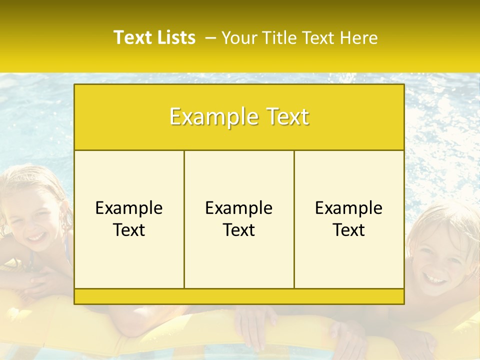 A Group Of People Riding On Top Of An Inflatable Raft PowerPoint Template