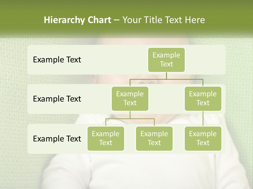 A Baby Laying On Top Of A Green Blanket PowerPoint Template