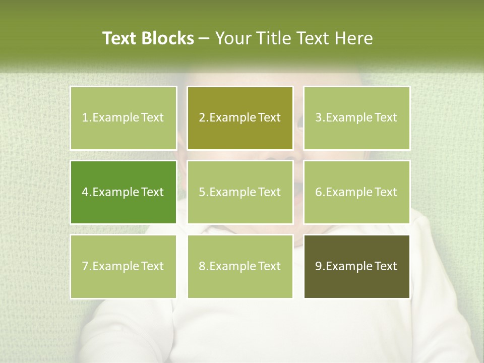 A Baby Laying On Top Of A Green Blanket PowerPoint Template