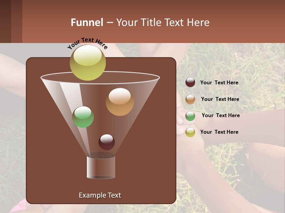 A Group Of People Putting Their Hands Together PowerPoint Template