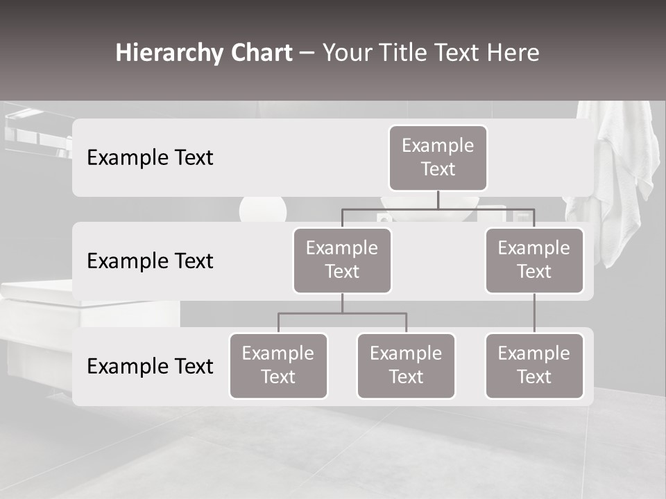 A Black And White Bathroom With A Toilet And Sink PowerPoint Template