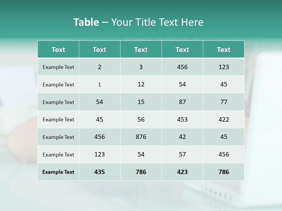 A Woman Covering Her Eyes While Sitting At A Desk PowerPoint Template