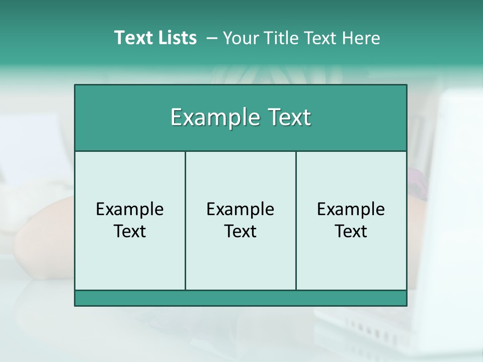 A Woman Covering Her Eyes While Sitting At A Desk PowerPoint Template