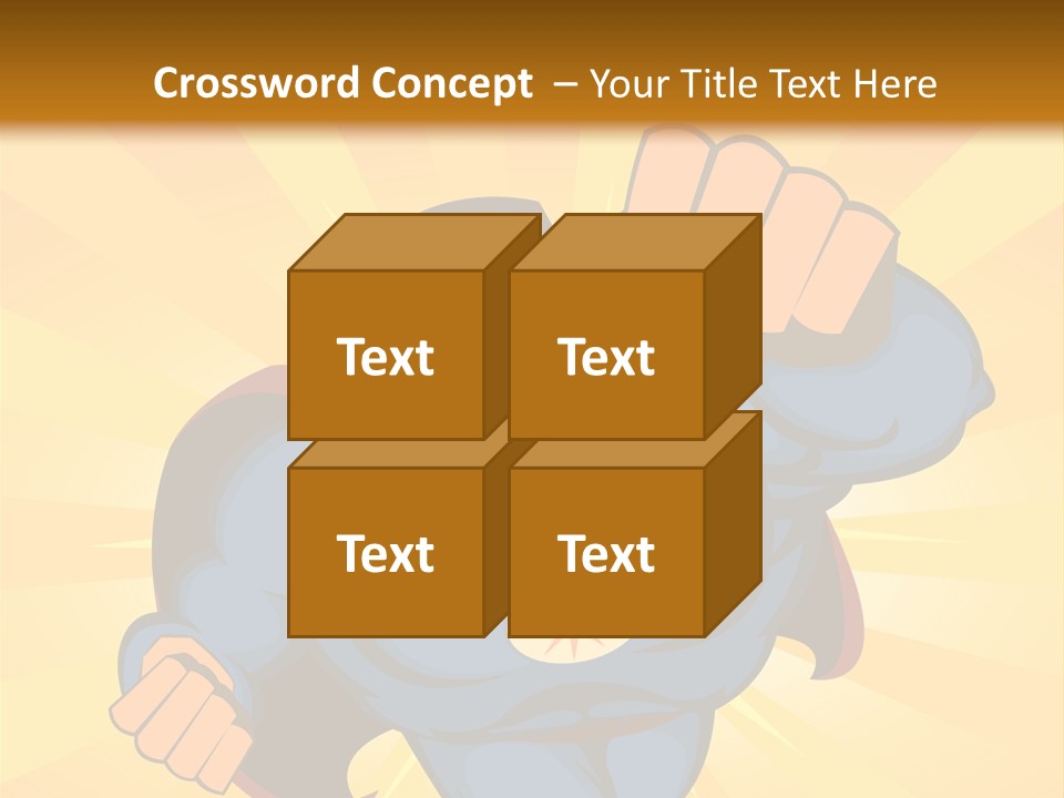 A Man In A Blue Superman Costume Is Flying Through The Air PowerPoint Template