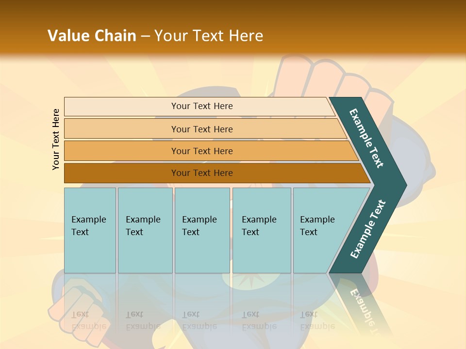 A Man In A Blue Superman Costume Is Flying Through The Air PowerPoint Template