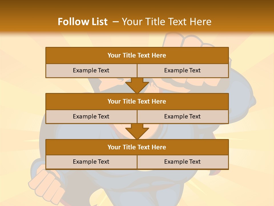 A Man In A Blue Superman Costume Is Flying Through The Air PowerPoint Template