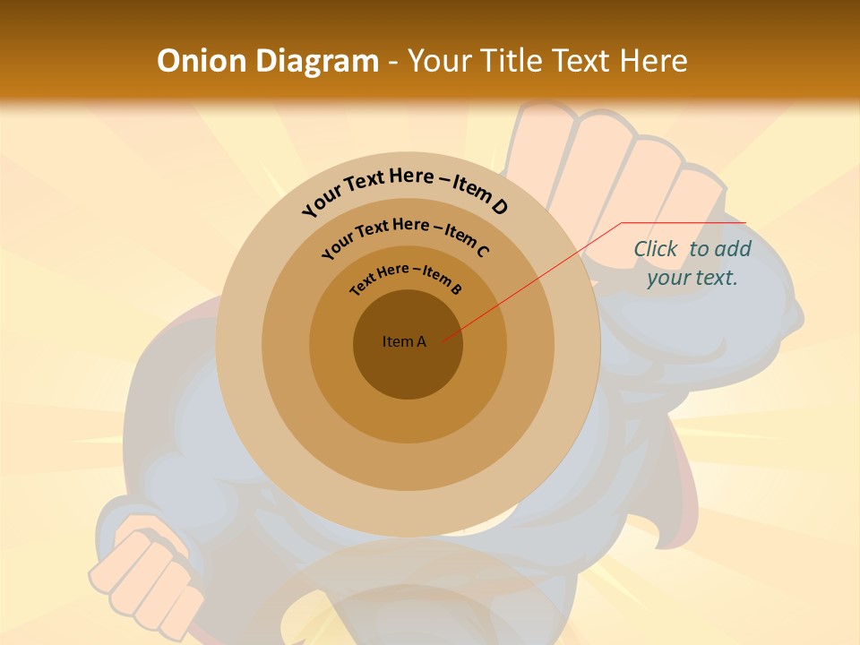 A Man In A Blue Superman Costume Is Flying Through The Air PowerPoint Template