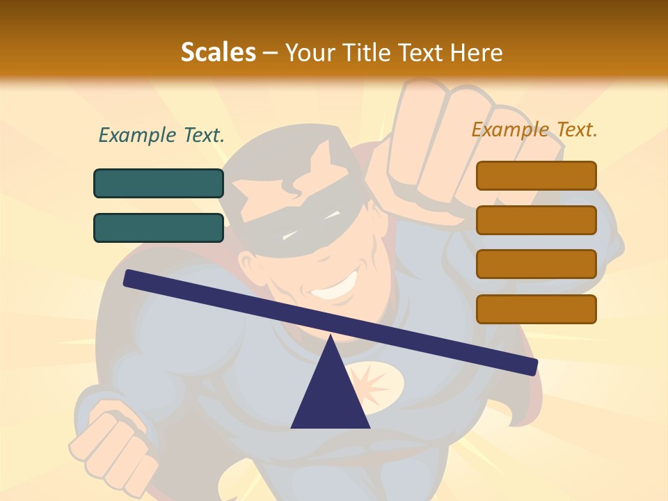 A Man In A Blue Superman Costume Is Flying Through The Air PowerPoint Template