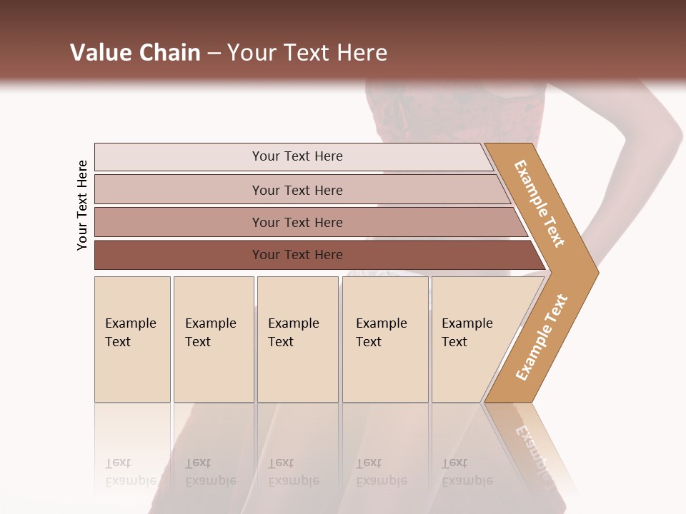 A Woman In A Red Top And White Panties PowerPoint Template