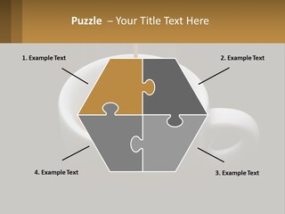 A Cup Of Coffee With A Spoon Sticking Out Of It PowerPoint Template