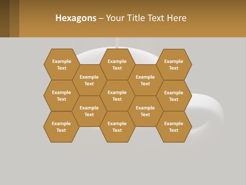 A Cup Of Coffee With A Spoon Sticking Out Of It PowerPoint Template