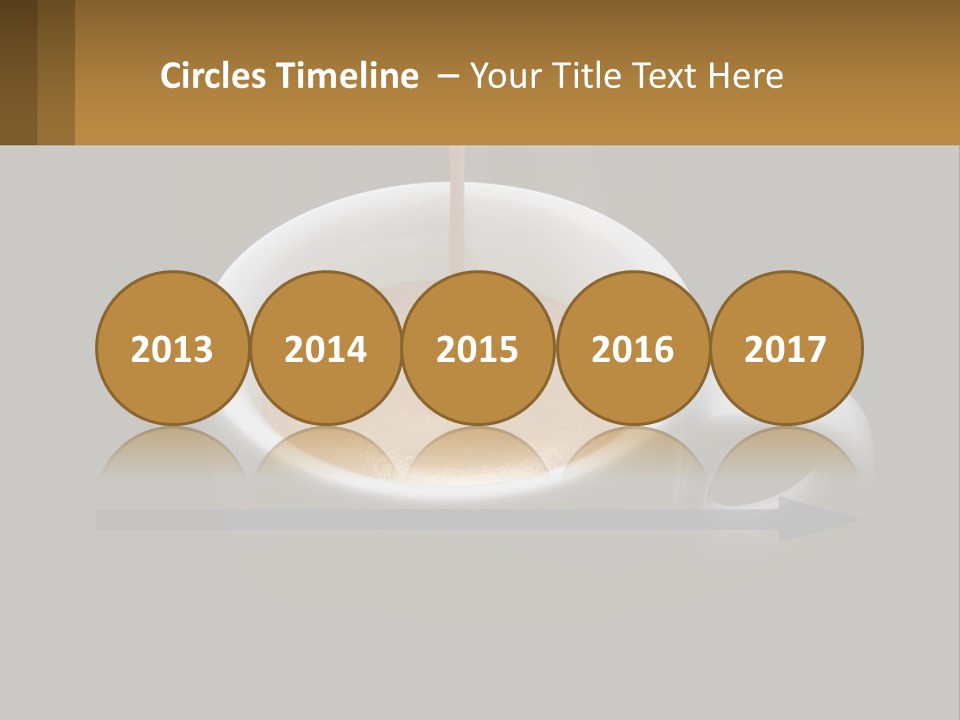 A Cup Of Coffee With A Spoon Sticking Out Of It PowerPoint Template