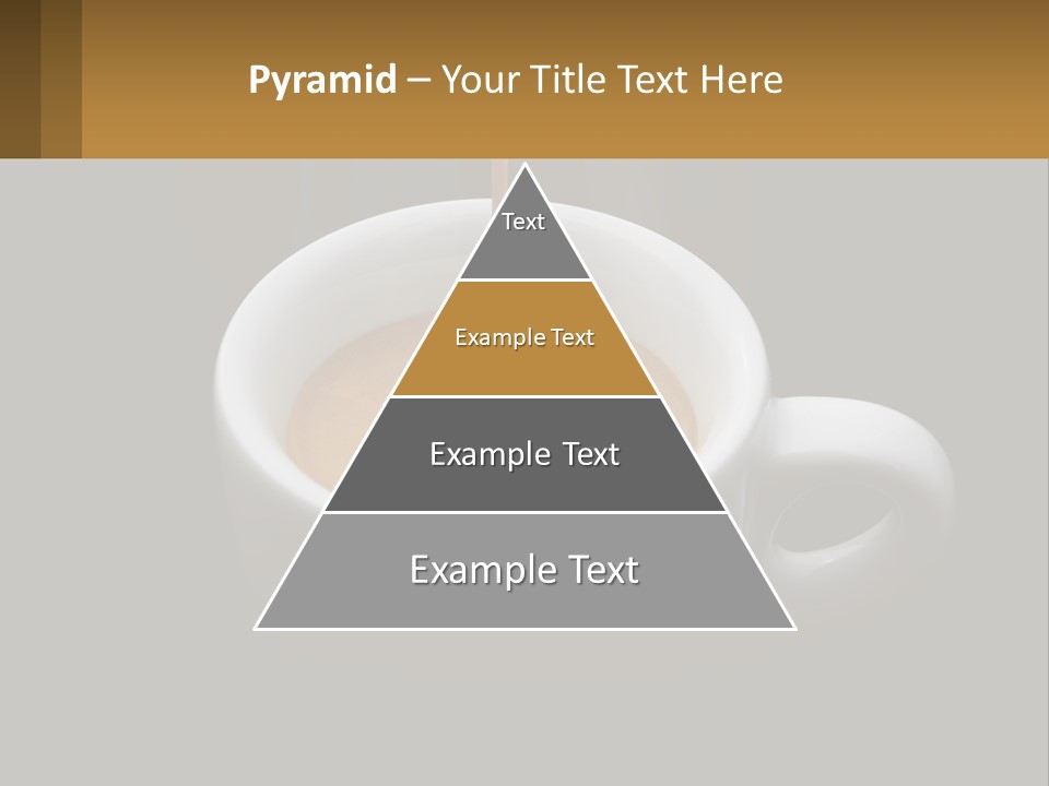 A Cup Of Coffee With A Spoon Sticking Out Of It PowerPoint Template