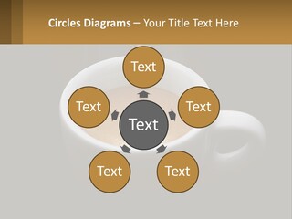 A Cup Of Coffee With A Spoon Sticking Out Of It PowerPoint Template