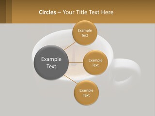 A Cup Of Coffee With A Spoon Sticking Out Of It PowerPoint Template