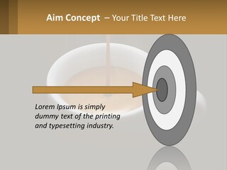 A Cup Of Coffee With A Spoon Sticking Out Of It PowerPoint Template