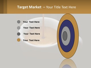 A Cup Of Coffee With A Spoon Sticking Out Of It PowerPoint Template