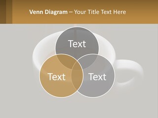A Cup Of Coffee With A Spoon Sticking Out Of It PowerPoint Template