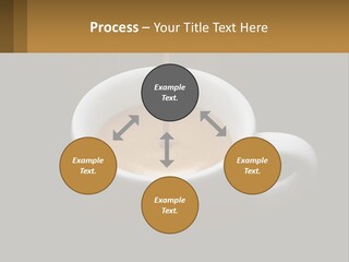 A Cup Of Coffee With A Spoon Sticking Out Of It PowerPoint Template