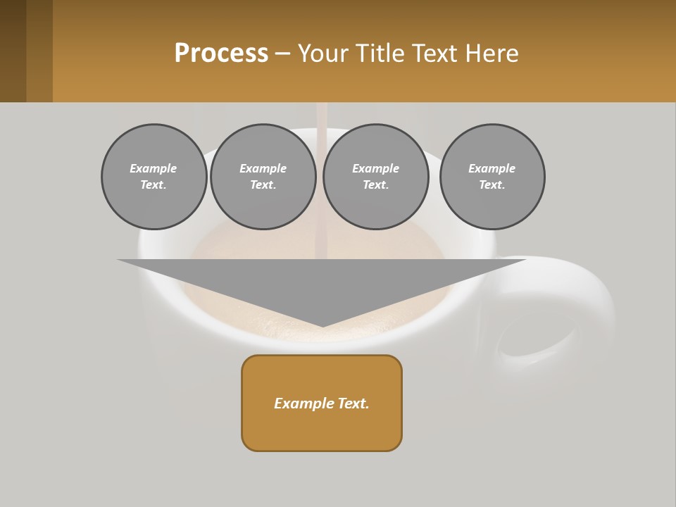 A Cup Of Coffee With A Spoon Sticking Out Of It PowerPoint Template