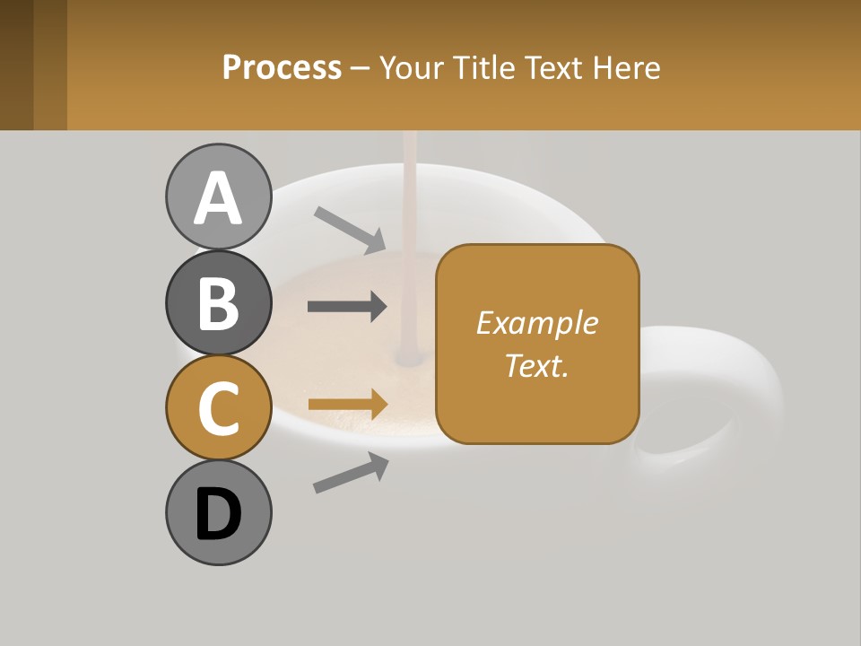 A Cup Of Coffee With A Spoon Sticking Out Of It PowerPoint Template