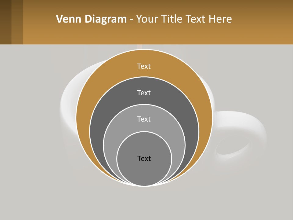 A Cup Of Coffee With A Spoon Sticking Out Of It PowerPoint Template