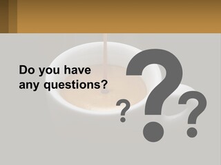A Cup Of Coffee With A Spoon Sticking Out Of It PowerPoint Template